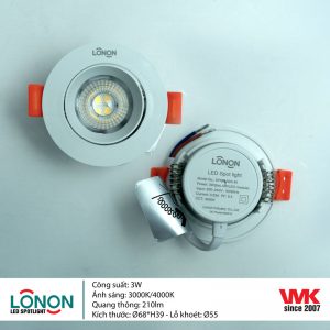 LED SPOTLIGHT (PC) 3W